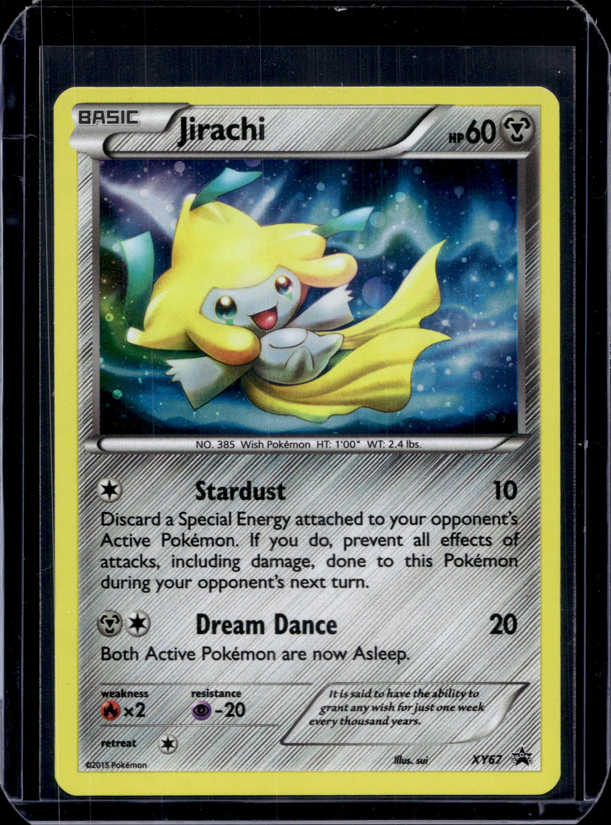 Jirachi - XY67 XY Promos #XY67 Holofoil Pokémon Card (front)