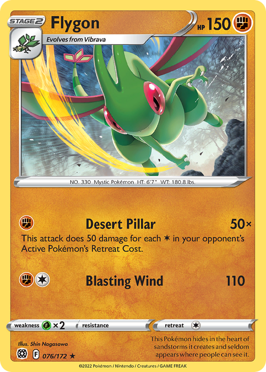 Flygon 076/172 Rare Brilliant Stars