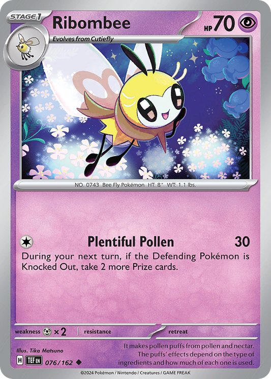 Ribombee 076/162 Uncommon Temporal Forces