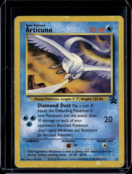 Articuno (22) WoTC Promo #22/53 Normal Pokémon Card (front)