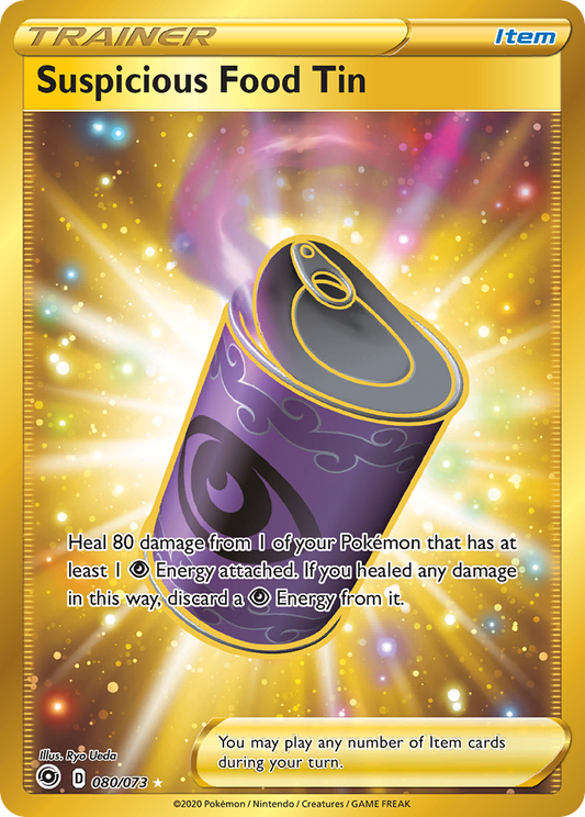 Suspicious Food Tin 080/073 Rare Secret Champion's Path