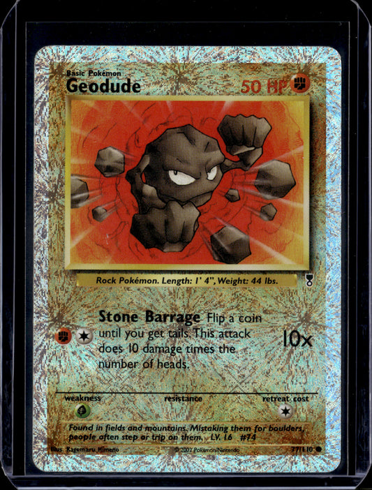 Geodude Legendary Collection #077/110 Reverse Holofoil Pokémon Card (front)