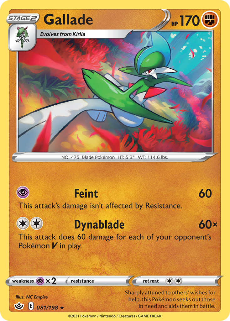 Gallade 081/198 Rare Chilling Reign