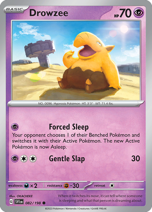 Drowzee 082/198 Common Scarlet & Violet