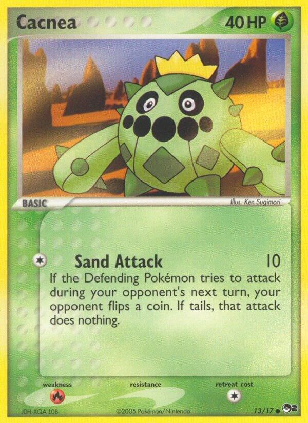Cacnea 013/017 Common POP Series 2 Pokémon card