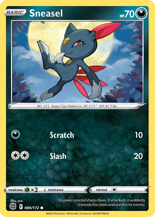 Sneasel 086/172 Common Brilliant Stars