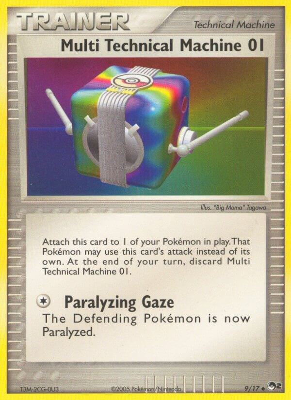 Multi Technical Machine 01 009/017 Uncommon POP Series 2 Pokémon card