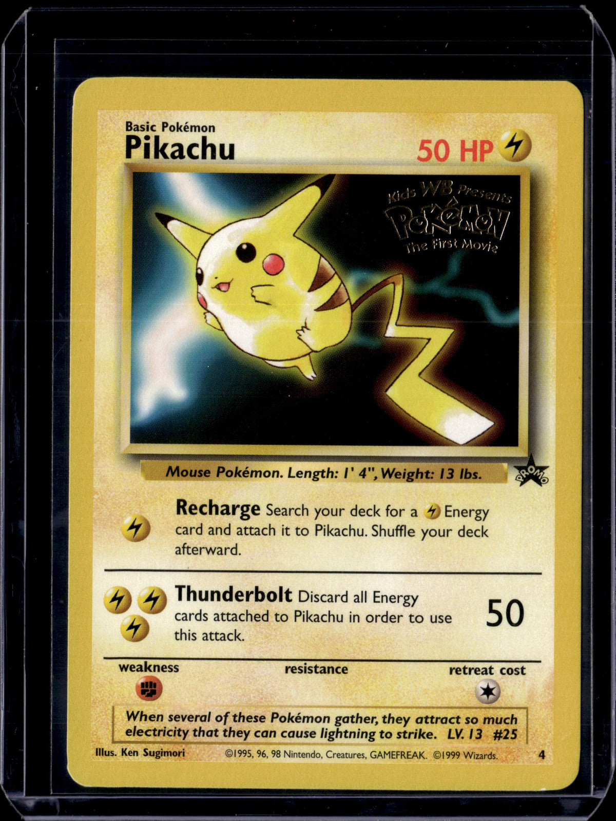Pikachu (Movie Promo) WoTC Promo #04/53 Normal Pokémon Card (front)