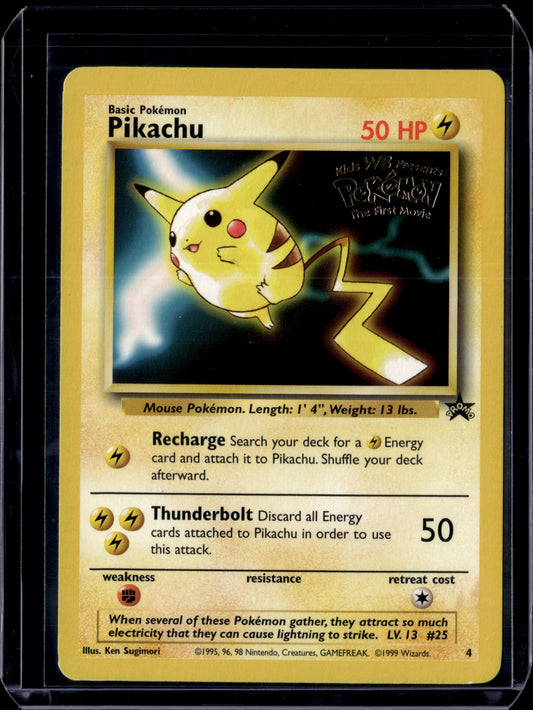Pikachu (Movie Promo) WoTC Promo #04/53 Normal Pokémon Card (front)