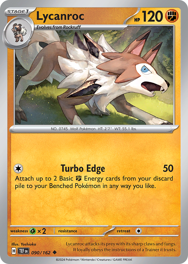 Lycanroc 090/162 Uncommon Temporal Forces