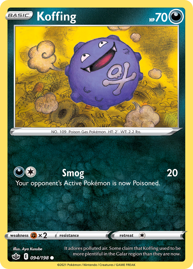 Koffing 094/198 Common Chilling Reign