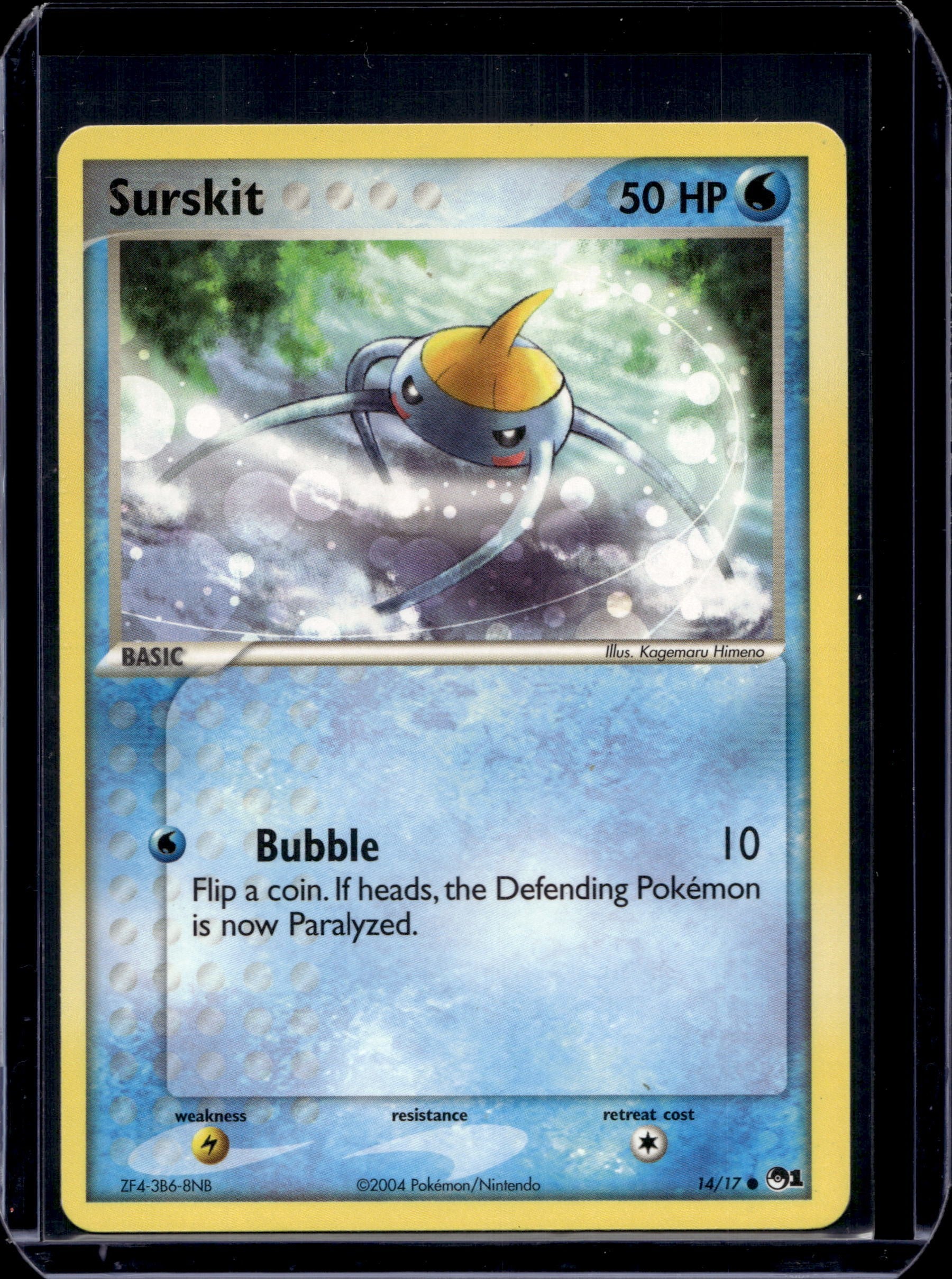 Surskit POP Series 1 #014/017 Normal Pokémon Card (front)