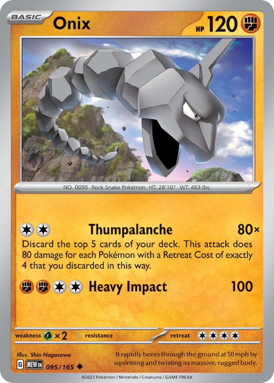 Onix 095/165 Uncommon 151