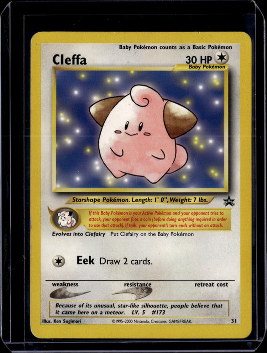 Cleffa WoTC Promo #31/53 Normal Pokémon Card (front)