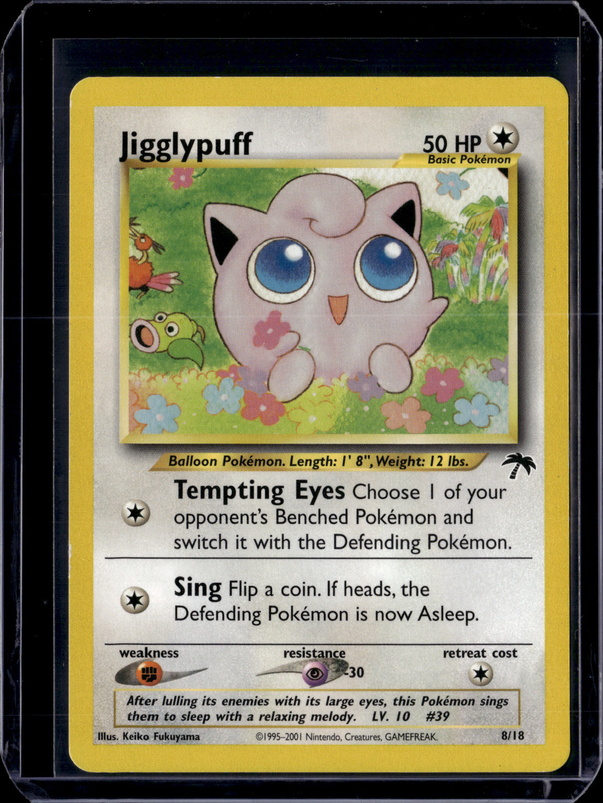 Jigglypuff Southern Islands #08/18 Normal Pokémon Card