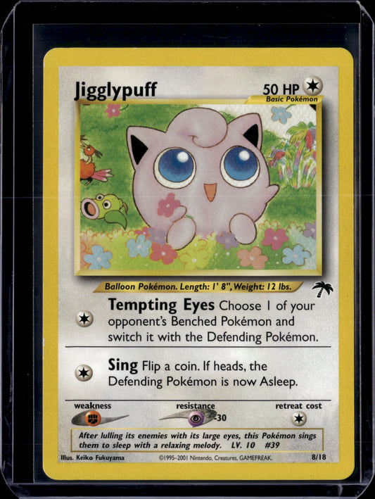 Jigglypuff Southern Islands #08/18 Normal Pokémon Card