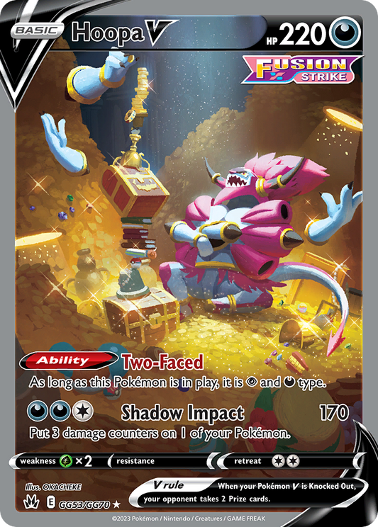 Hoopa V GG53/070 Rare Holo V Crown Zenith Galarian Gallery