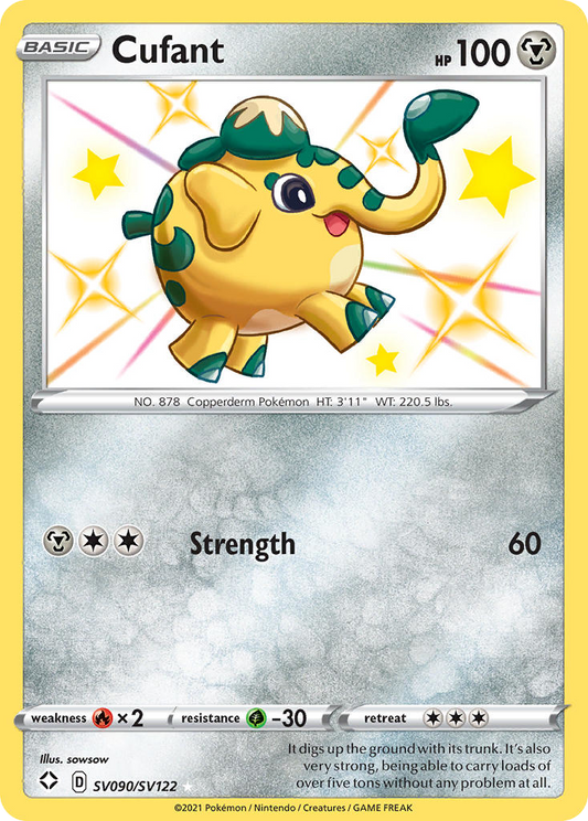 Cufant SV090/122 Rare Shiny Shining Fates Shiny Vault