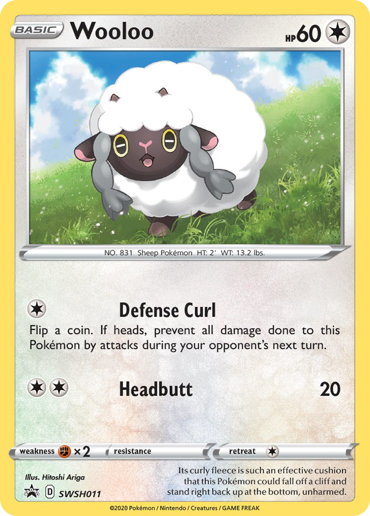 Wooloo SWSH011/307 Promo SWSH Black Star Promos