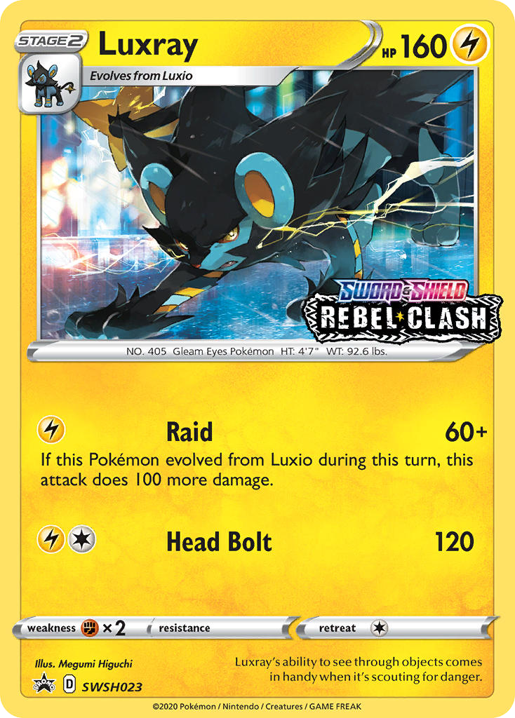 Luxray SWSH023/307 Promo SWSH Black Star Promos