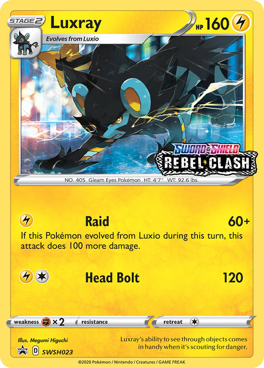 Luxray SWSH023/307 Promo SWSH Black Star Promos