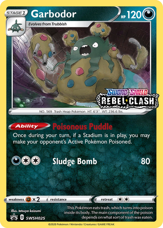 Garbodor SWSH025/307 Promo SWSH Black Star Promos