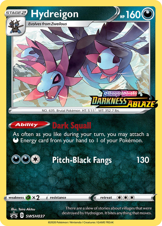 Hydreigon SWSH037/307 Promo SWSH Black Star Promos