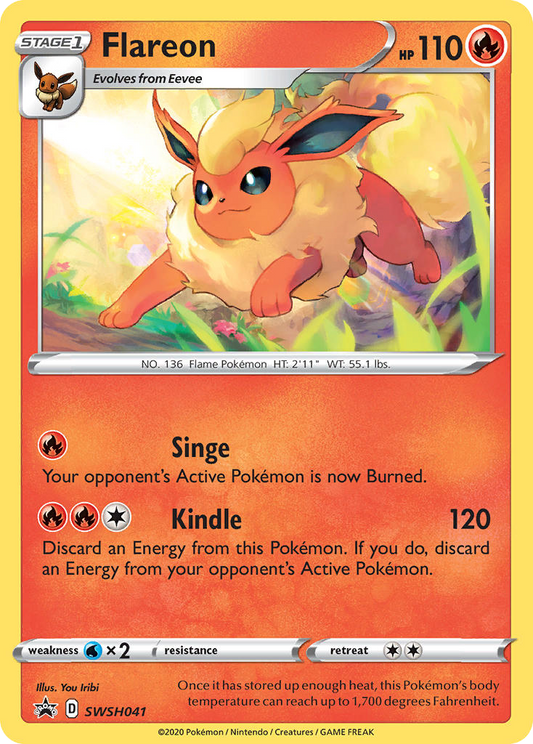 Flareon SWSH041/307 Promo SWSH Black Star Promos