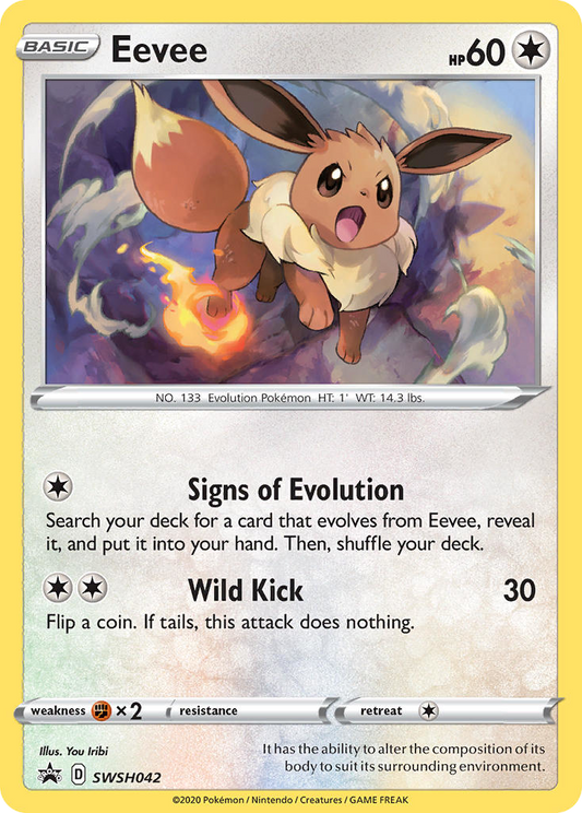 Eevee SWSH042/307 Promo SWSH Black Star Promos