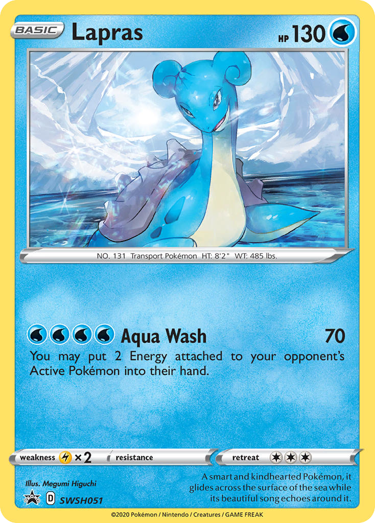 Lapras SWSH051/307 Promo SWSH Black Star Promos