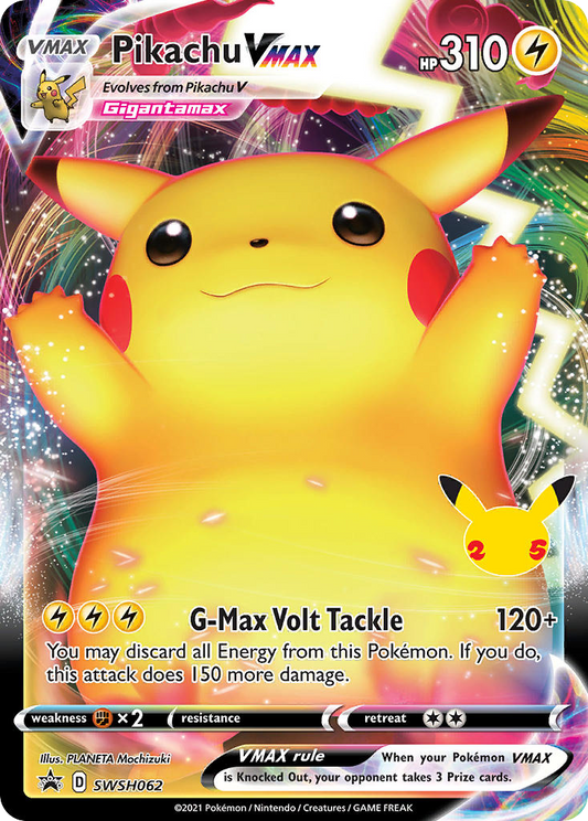 Pikachu VMAX SWSH062/307 Promo SWSH Black Star Promos