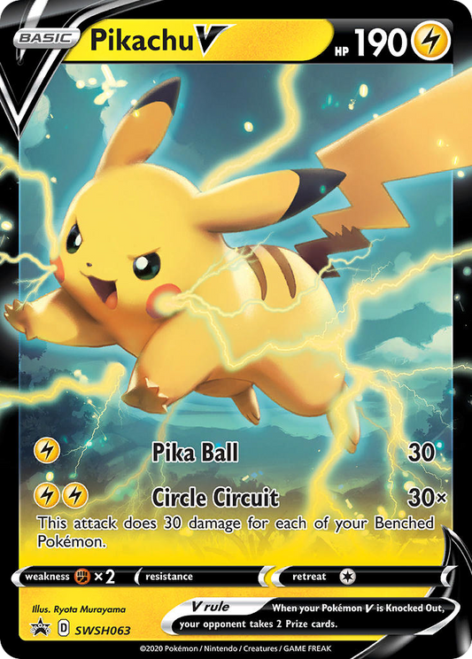 Pikachu V SWSH063/307 Promo SWSH Black Star Promos