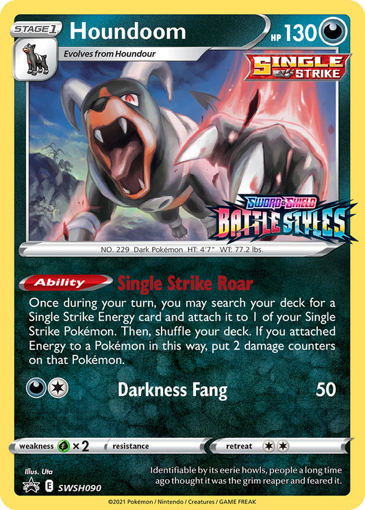 Houndoom SWSH090/307 Promo SWSH Black Star Promos