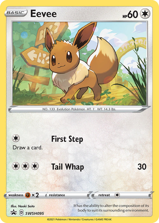 Eevee SWSH095/307 Promo SWSH Black Star Promos