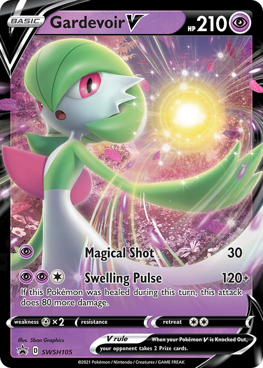 Gardevoir V SWSH105/307 Promo SWSH Black Star Promos