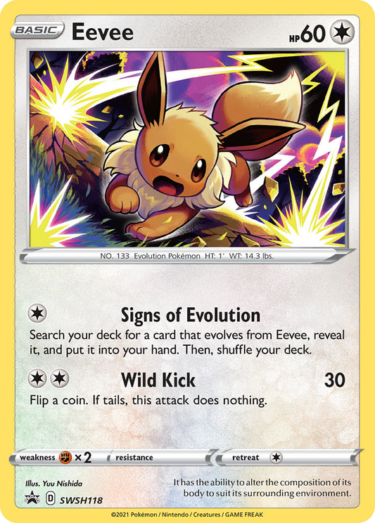 Eevee SWSH118/307 Promo SWSH Black Star Promos