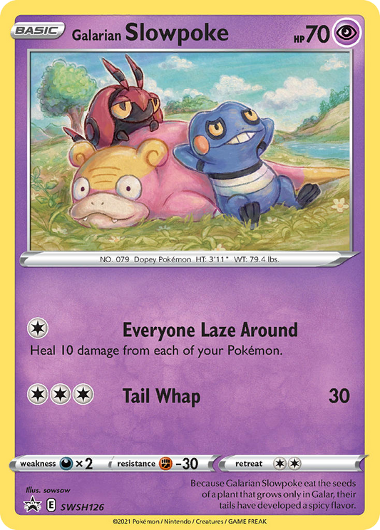 Galarian Slowpoke SWSH126/307 Promo SWSH Black Star Promos