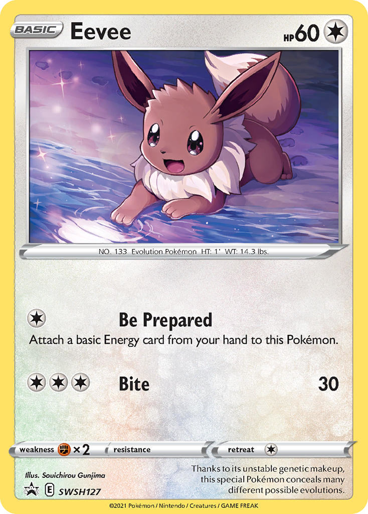 Eevee SWSH127/307 Promo SWSH Black Star Promos