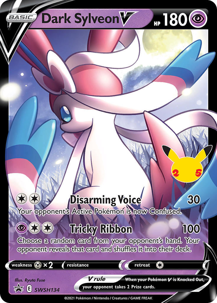 Dark Sylveon V SWSH134/307 Promo SWSH Black Star Promos