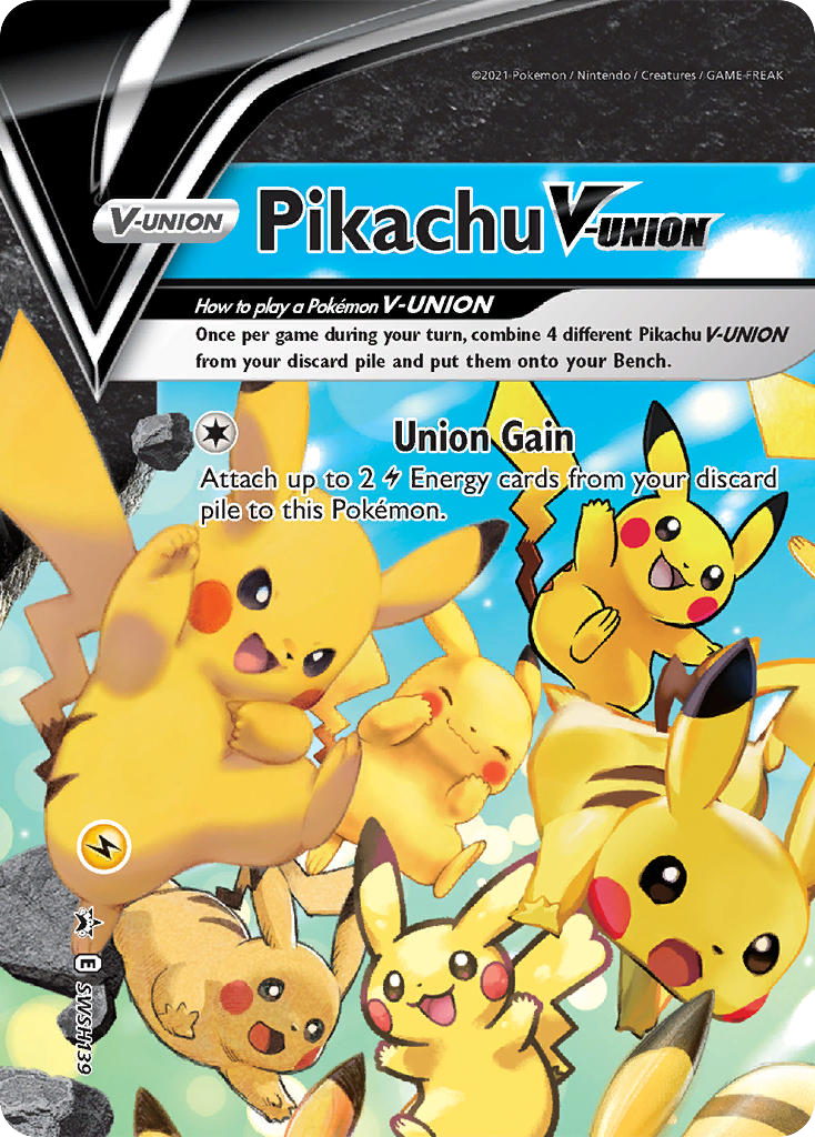 Pikachu V-UNION SWSH139/307 Promo SWSH Black Star Promos