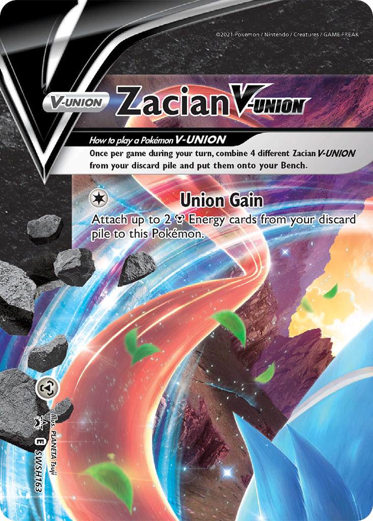 Zacian V-UNION SWSH163/307 Promo SWSH Black Star Promos