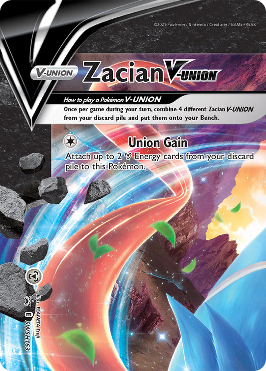 Zacian V-UNION SWSH163/307 Promo SWSH Black Star Promos