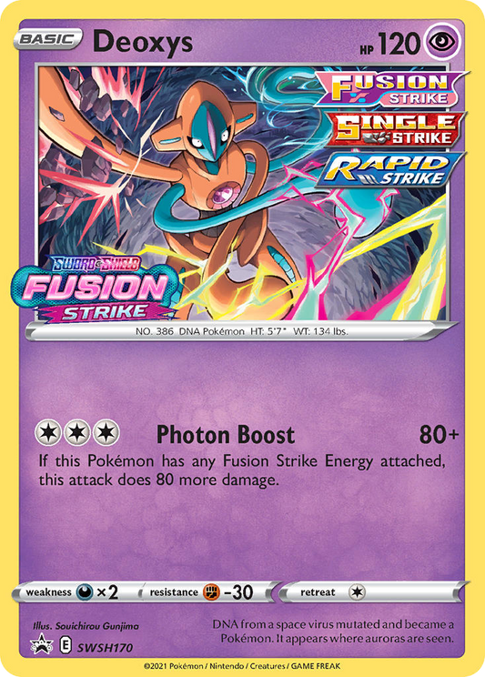 Deoxys SWSH170/307 Promo SWSH Black Star Promos