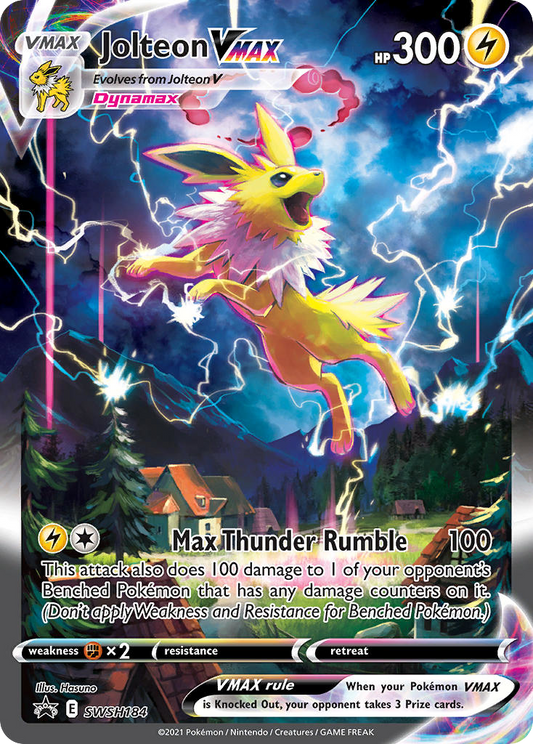 Jolteon VMAX SWSH184/307 Promo SWSH Black Star Promos