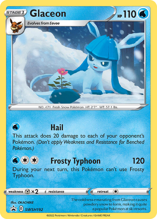 Glaceon SWSH192/307 Promo SWSH Black Star Promos