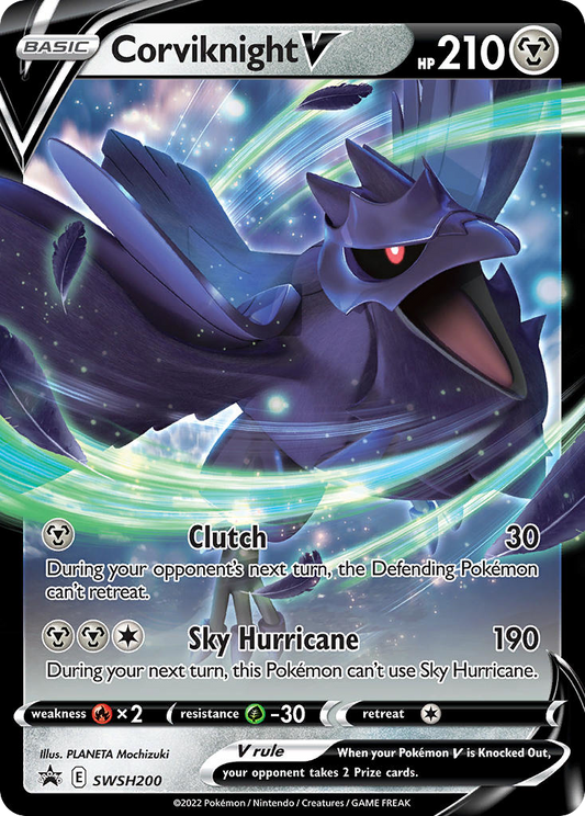 Corviknight V SWSH200/307 Promo SWSH Black Star Promos