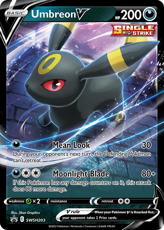 Umbreon V SWSH203/307 Promo SWSH Black Star Promos