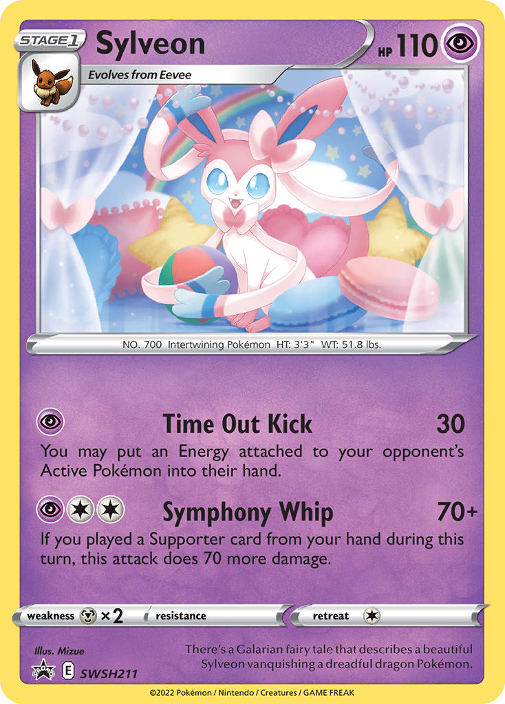 Sylveon SWSH211/307 Promo SWSH Black Star Promos