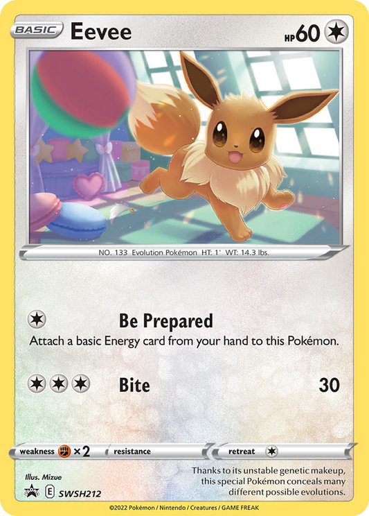 Eevee SWSH212/307 Promo SWSH Black Star Promos