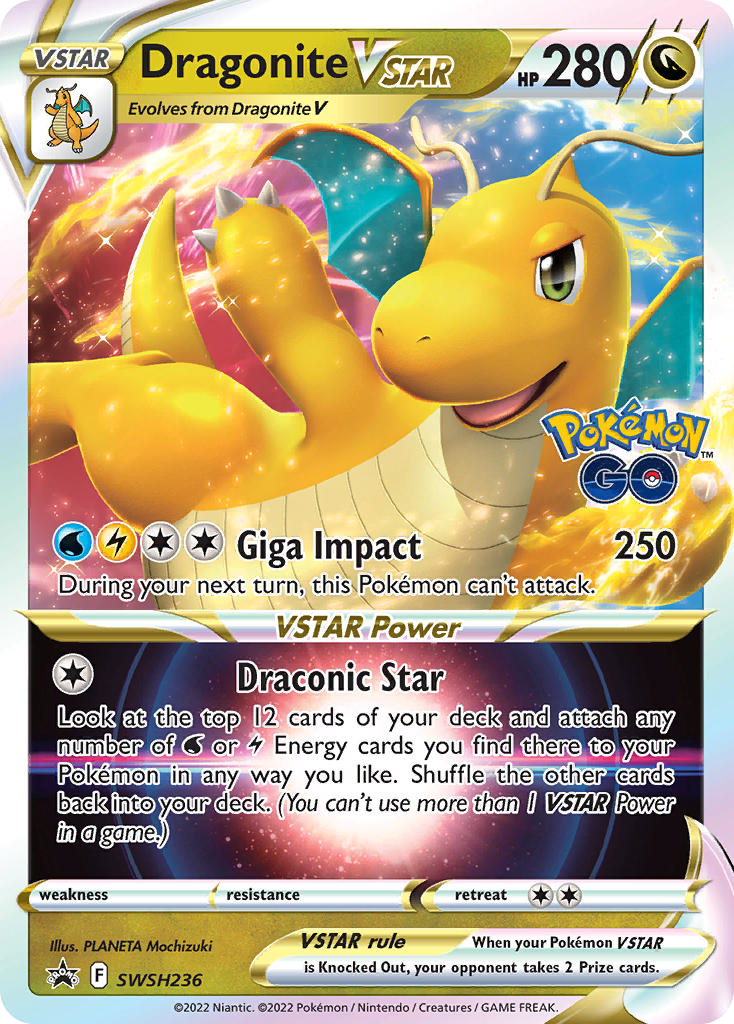 Dragonite VSTAR SWSH236/307 Promo SWSH Black Star Promos